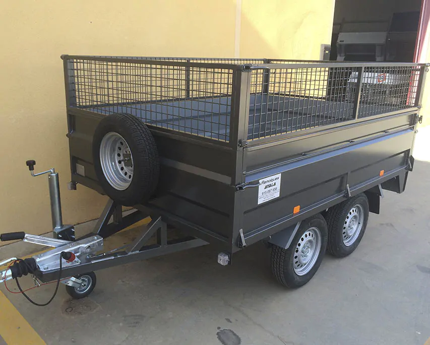 Remolque 2 ejes 3.000 x 1.700 x 500 Ruedas por debajo - Imagen 3