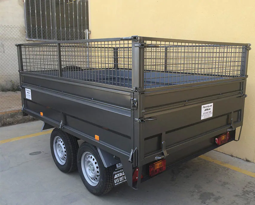 Remolque 2 ejes 3.000 x 1.700 x 500 Ruedas por debajo - Imagen 2