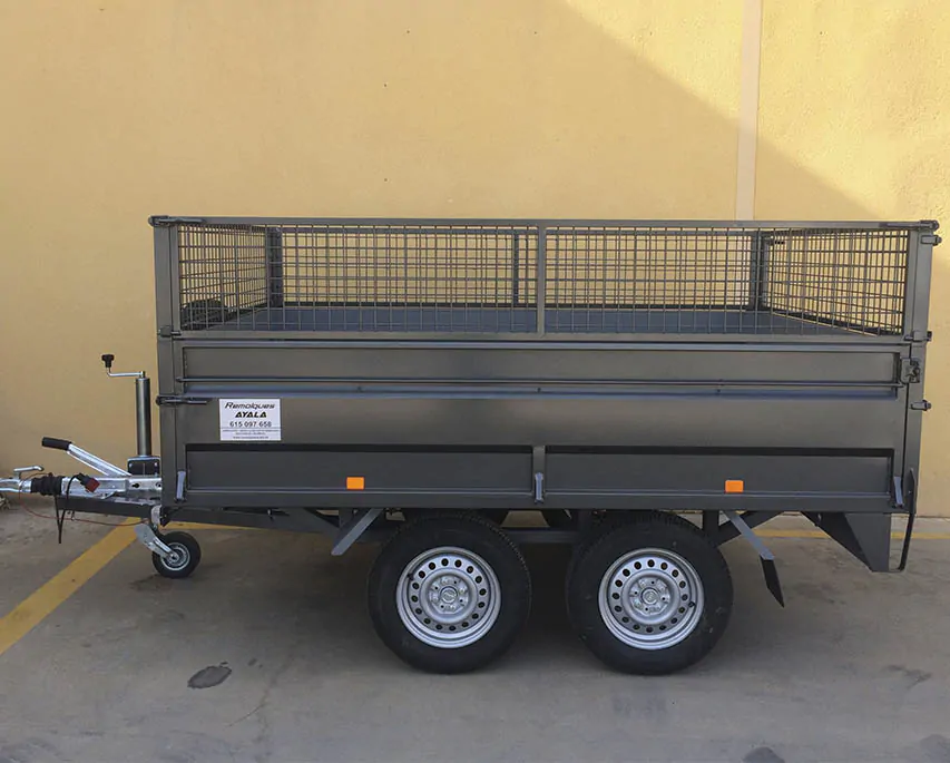 Remolque 2 ejes 3.000 x 1.700 x 500 Ruedas por debajo - Imagen 4