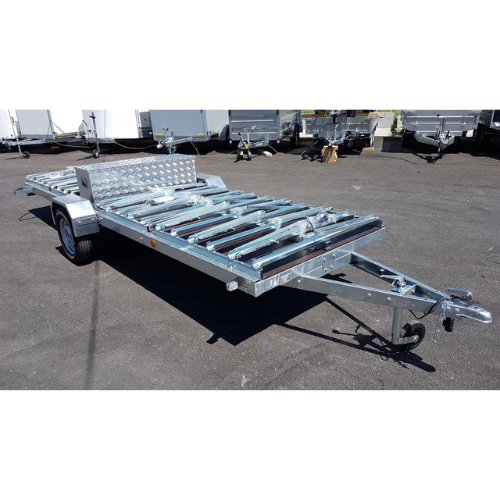 El remolque lleva 15 bicicletas