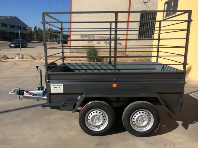 Remolque 2 ejes 2.500 x 1.500 x 500 – Reforzado – Mma 750 kg - Imagen 4